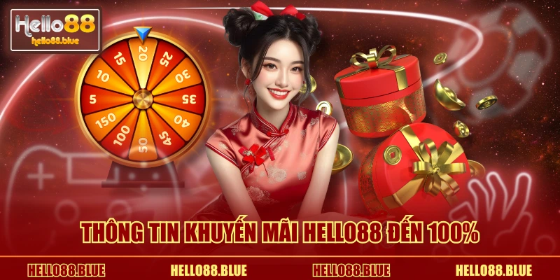 Thông tin khuyến mãi HELLO88 đến 100%